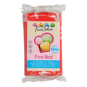 Fondant Fire Red 250 gram-0