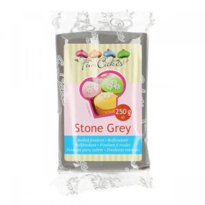 Fondant Stone Grey 250 gram-0