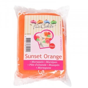 Marsepein Sunset Orange 250 gram-0