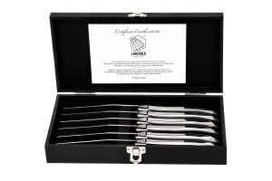 Laguiole Luxury Line Steakmessen Staal-0