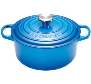 Le Creuset Stoofpan Marseille Blauw 22cm -0