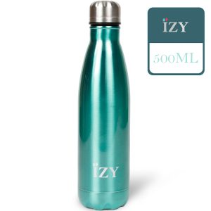 IZY thermosfles 500ML Chroom - Blauw-5954