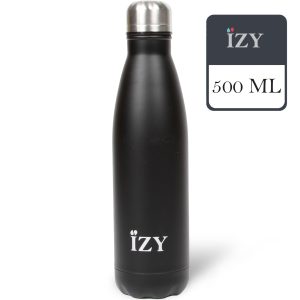 IZY thermosfles 500ML Mat - Zwart-5917