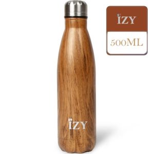 IZY thermosfles 500ML Design - Bruin-6002
