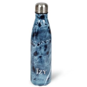IZY thermosfles 500ML Marble - Blue-0