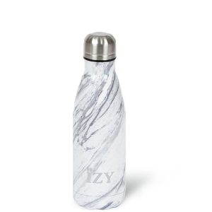 IZY thermosfles 350ML Marble - White-0