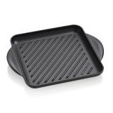 Le Creuset grill vierkant 24 cm gietijzer zwart-0