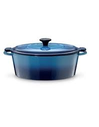 Fontignac Braadpan Ovaal 29cm Blauw -0