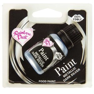 RD Metallic Food Paint Dark Silver -0