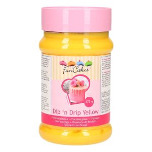 Funcakes Drip n Dip Geel -0