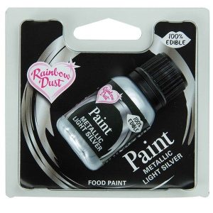 RD Metallic Food Paint Light Silver -0