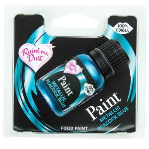RD Metallic Food Paint Peacock Blue -0