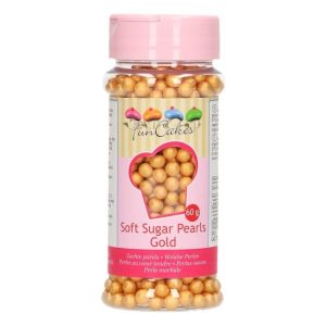 FunCakes Suikerparels Soft Parel Goud 80g-0